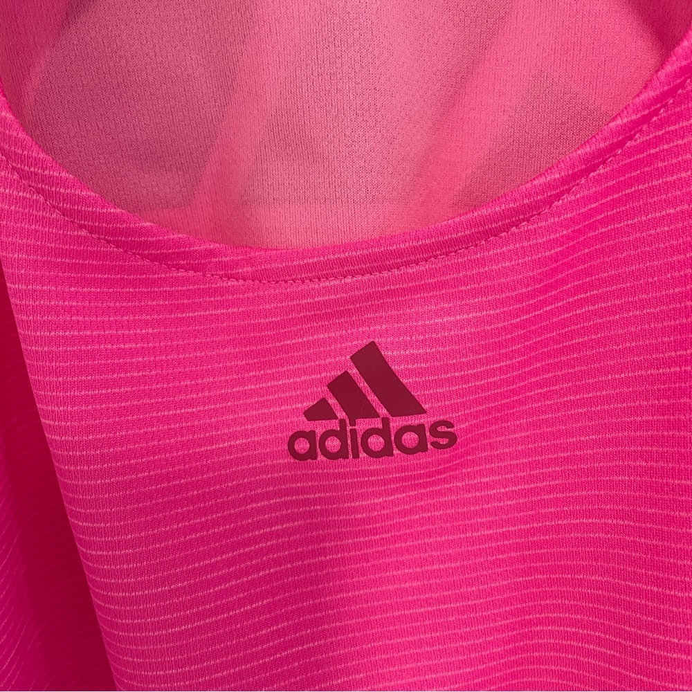 Adidas BOS logo tank top size medium in screaming pink/wild - Picture 9 of 9